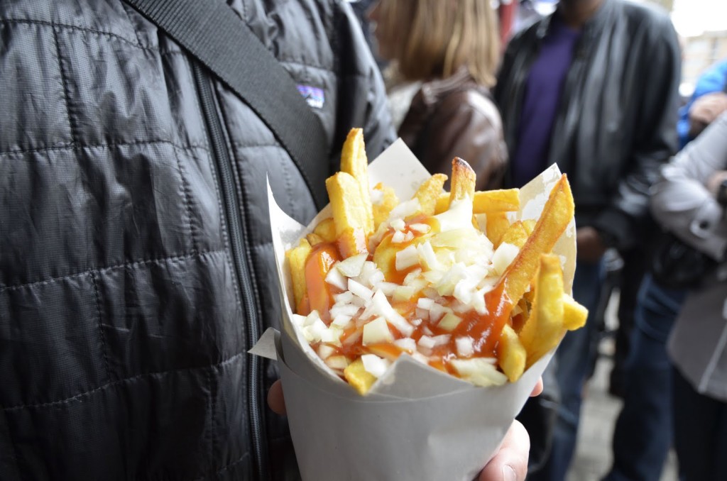 Maison Antoine frites in Brussels, Belgium