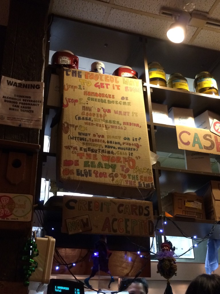 Burger Joint Steps to Order