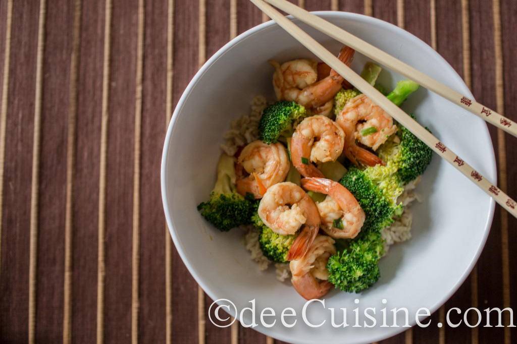 dee Cuisine's Shrimp & Broccoli