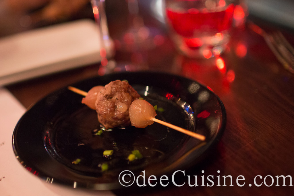 Pork Meatball Skewer