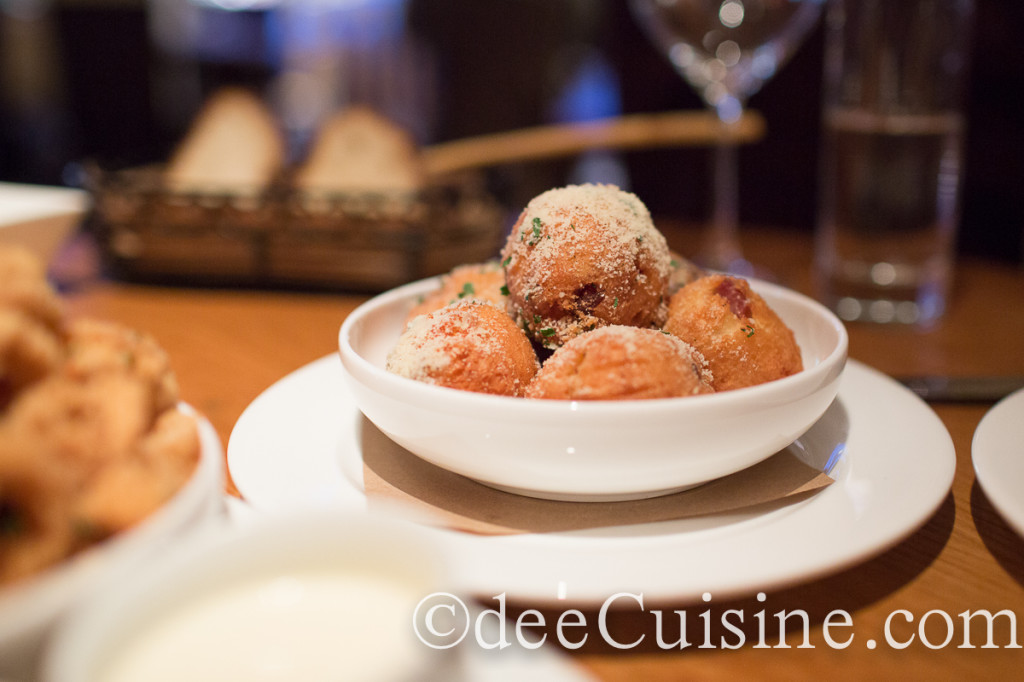 Proscuitto and Parmesan Fritters