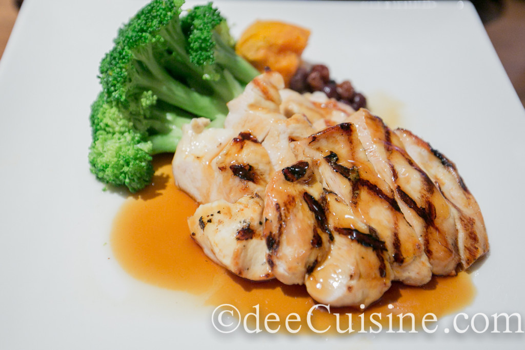Chicken Teriyaki with steamed vegetables