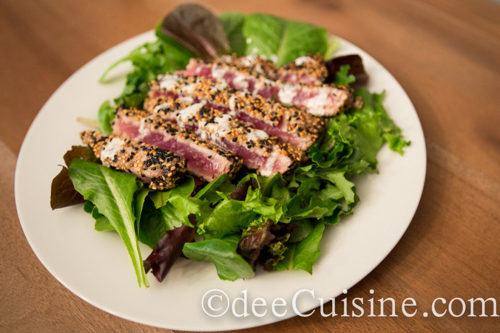 Sesame Crusted Ahi Tuna by dee Cuisine