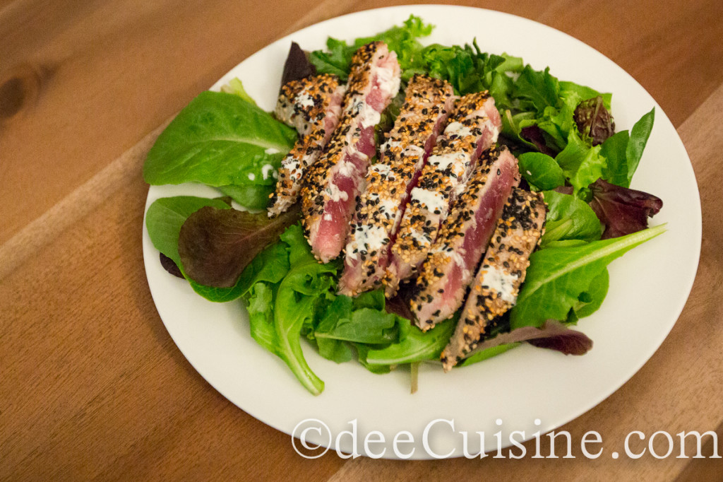 Sesame Crusted Ahi Tuna by dee Cuisine