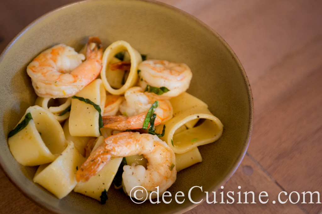 Shrimp and Calamari Shaped Pasta