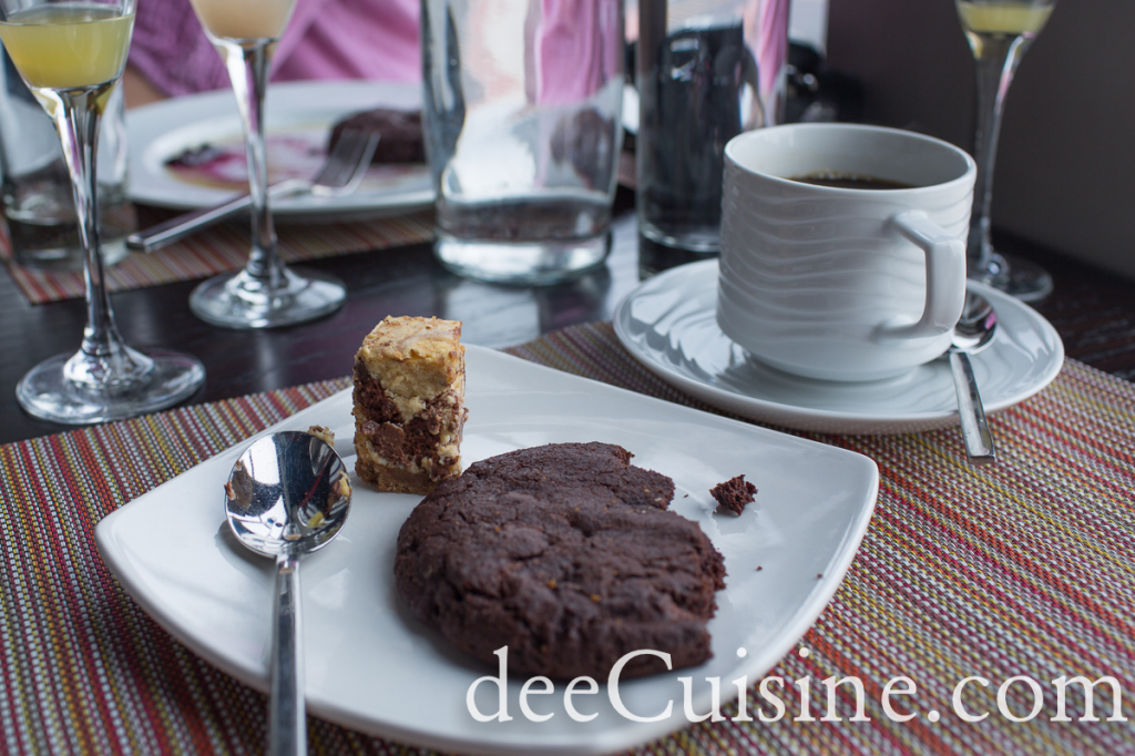 Pumpkin Cheesecake and Chocolate Cookie