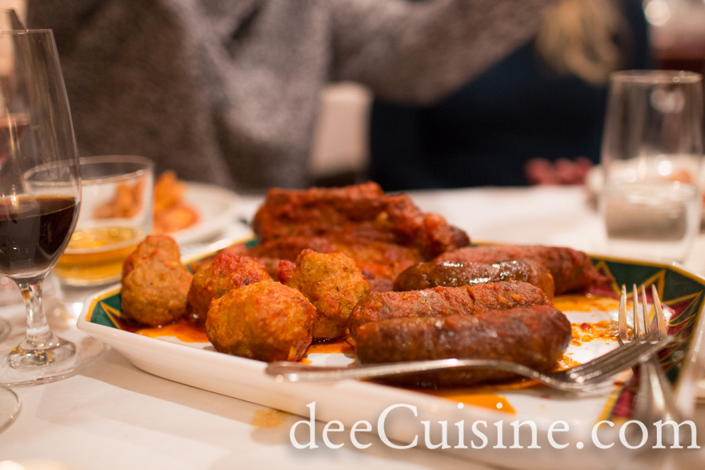 Meatballs, Sausage, and Spare Ribs