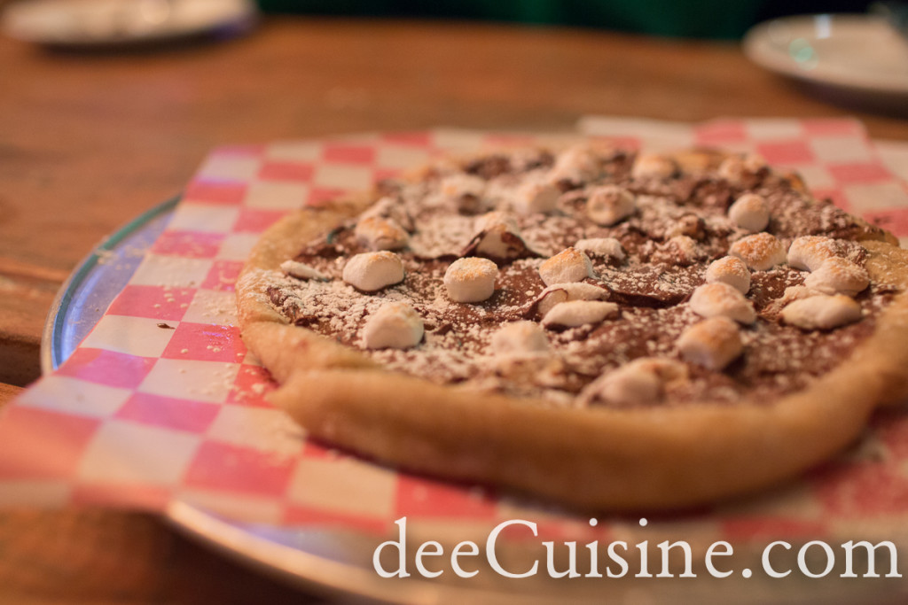 Nutella pizza