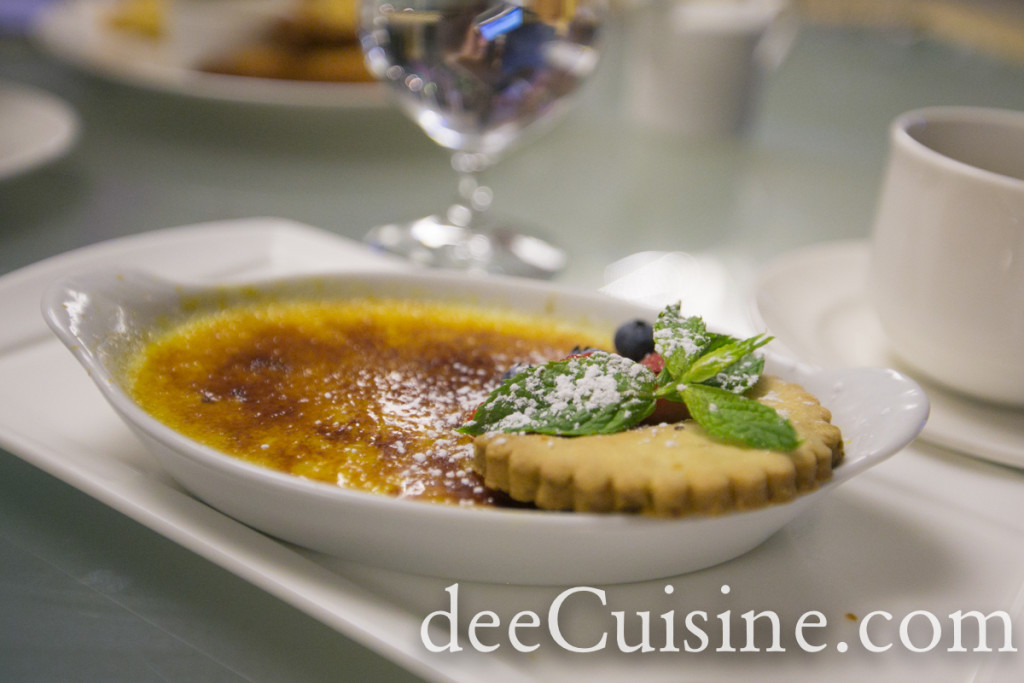 Lemongrass Crème Brûlée at Crown & Anchor, Bermuda by deecuisine.com