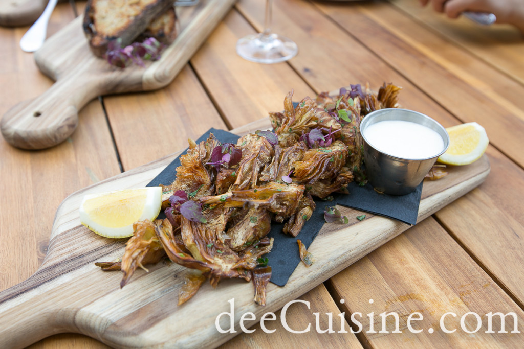 Fried Artichokes at Vespa, Westport, CT