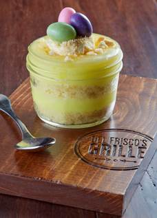 Lemon Doberge Cake At Del Frisco's Grille