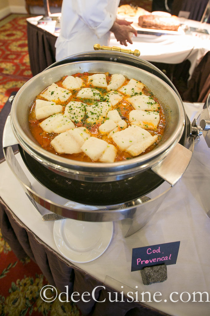 Cod Provencal at Fresh Salt's Sunday Brunch