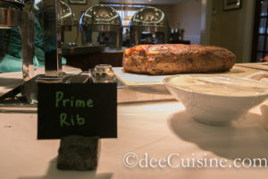 Prime Rib at the Carving Station at Fresh Salt's Sunday Brunch