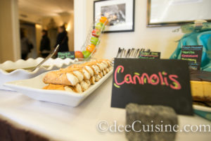 Cannoli at the Dessert Station at Fresh Salt's Sunday Brunch
