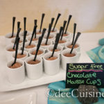 Chocolate Mousse Cups at the Dessert Station at Fresh Salt's Sunday Brunch