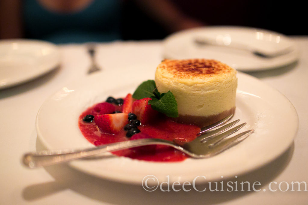 The Capital Grille Cheesecake