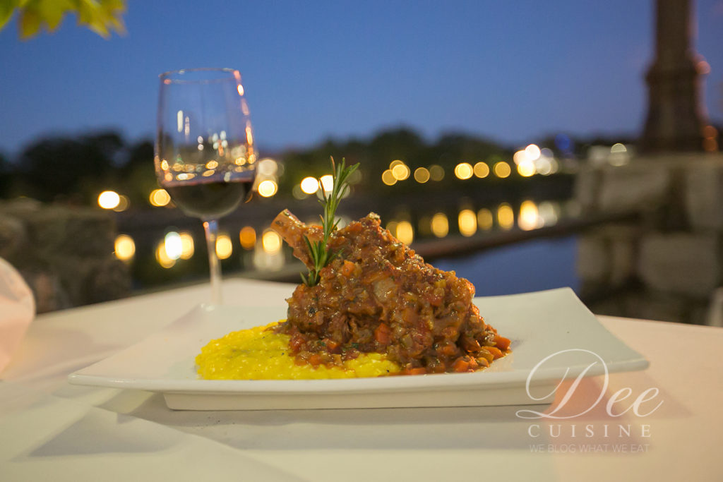 Braised lamb shank
