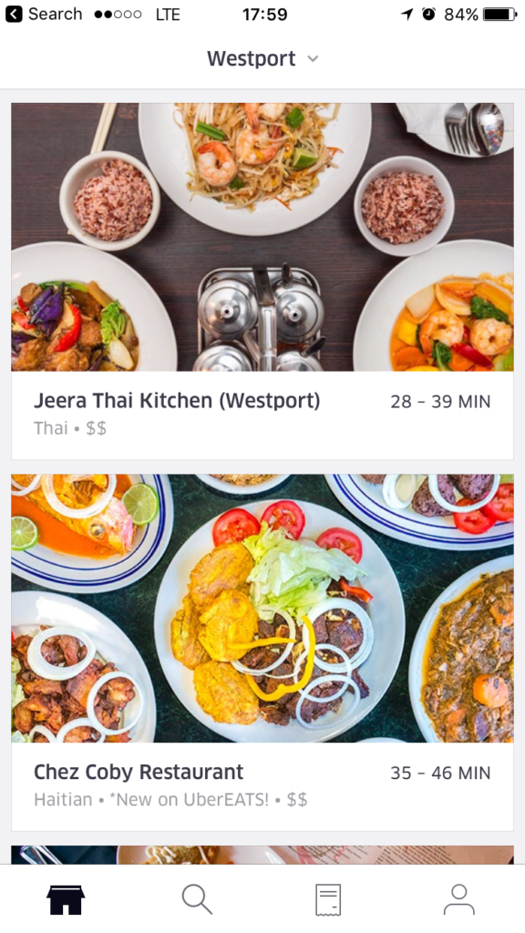 UberEATS app