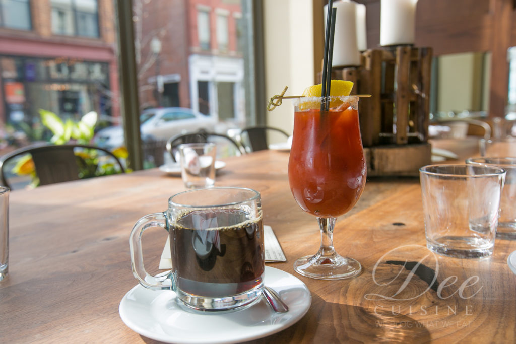 Coffee and a Bloody Mary at Cask Republic SoNo