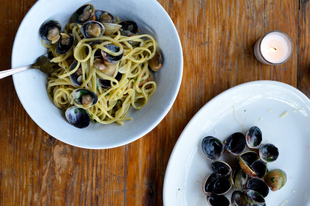 Amis Trattoria Linguine with clams