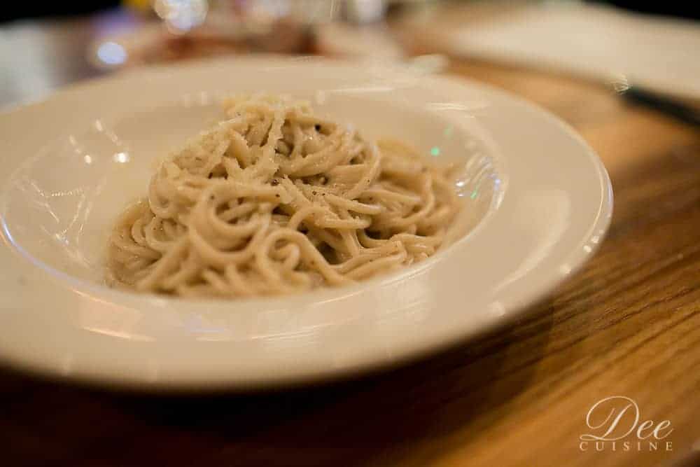 Tonnarelli “cacio e pepe”