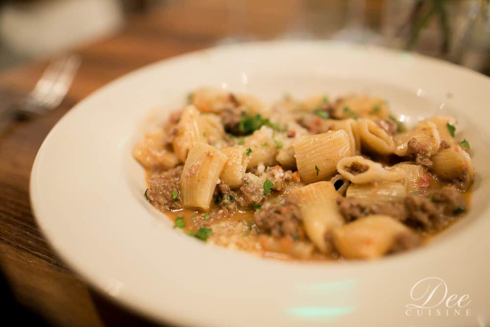 Rigatoni Bolognese