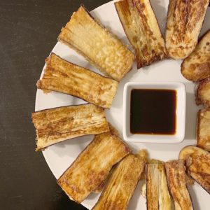 Pritong Talong (Pan Fried Eggplant)