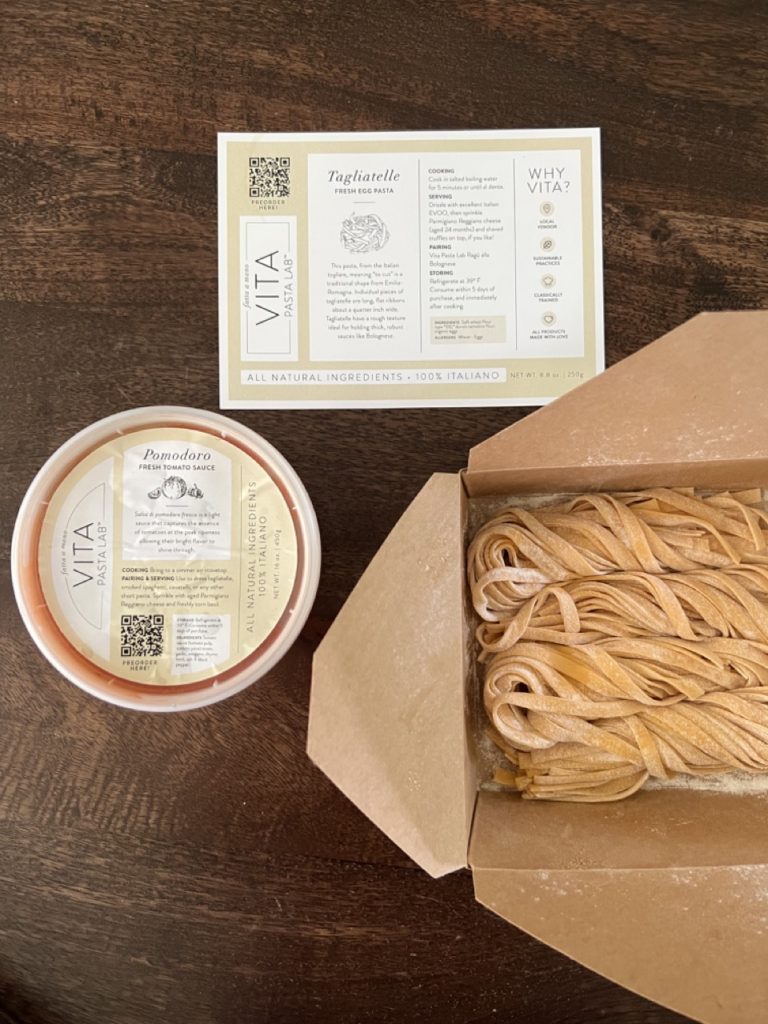 Fresh Tagliatelle with Pomodoro